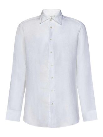 Etro White Linen Shirt