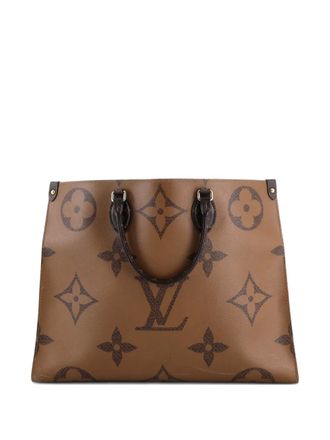 Louis Vuitton OnTheGo Reverse Monogram Giant GM tote bag - Marrone