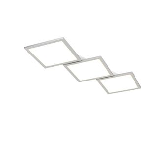 Lucande L&aacute;mpara De Techo Led ilira En Gris Aluminio - Lucande