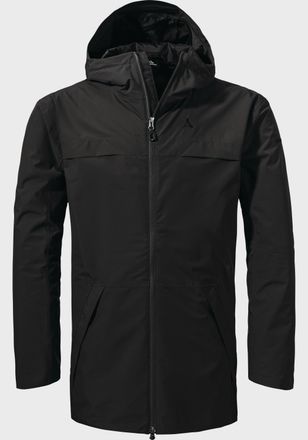 Sch&ouml;ffel Langjacke SCH&Ouml;FFEL Parka Style Bohorok MNS, Herren, Gr. 52, schwarz (9990, schwarz), Oberstoff: 100% Polyester; (Membran: Thermoplastisches Polyuretha