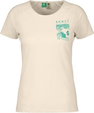 Scott Defined Dri S/S Funktionsshirt f&uuml;r Damen | beige/wei&szlig;