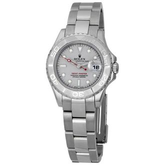 Rolex Pre-owned Rolex Yacht-Master Grey Dial Ladies Watch 169622-GYSO