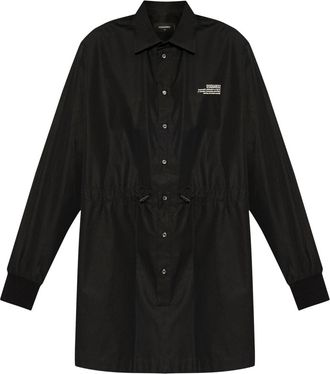 Dsquared2 Abito corto con stampa - Nero