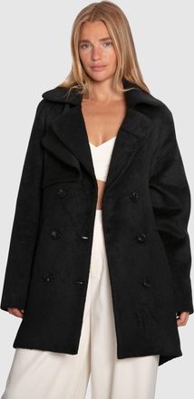 Belle & Bloom Wanna Be Loved Wool Blend Peacoat