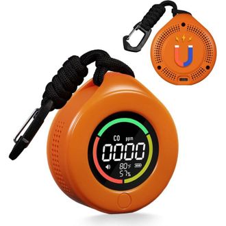 OEM Detector Port&aacute;til De Mon&oacute;xido De Carbono, Mini Detector 3 En 1 De Temperatura/humedad/co, Bater&iacute;a De 144 Horas De Duraci&oacute;n, Bater&iacute;a De 1000 Mah, Senso