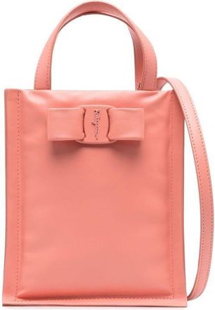 Ferragamo Viva mini shoulder bag - women - Calf Leather - One Size - Pink