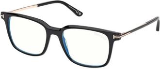 Tom Ford Square Optical Frame - Heren - Brillen - Zwart - 53 MM - Accessoires