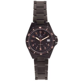 Heritor Calder Bracelet Watch w/Date in Black at Nordstrom