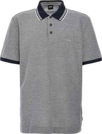 HUGO BOSS Logo-Detail Cotton Polo Shirt, Size XX-Large