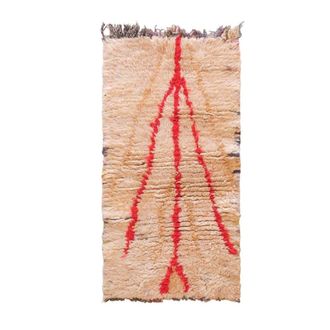 AFK Living Alfombra bereber marroqu&iacute; de pura lana 67 x 127 cm