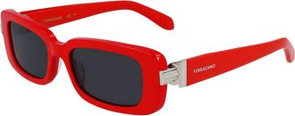 Ferragamo SF 1105S 600 Womens Sunglasses Red Size 52
