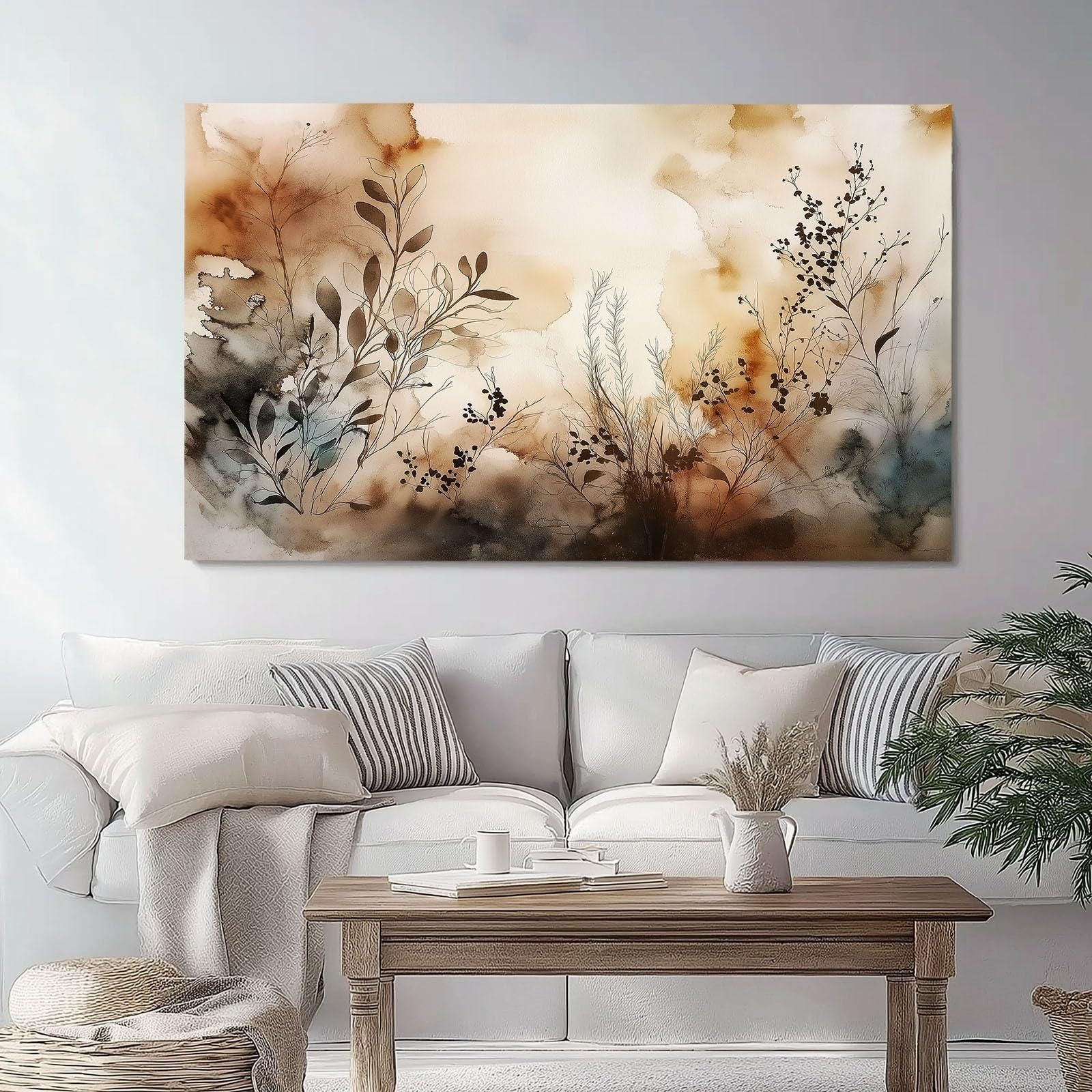 Runa Art Keuken Kruiden Schilderijen Huiskamer XXL Opstand Eetkamer 120 x 80 cm 3 Delen Muur Decoratie 041431a