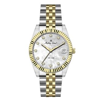 Mathey-Tissot Quartz White Mother of Pearl Dial Ladies Watch H250954A-A