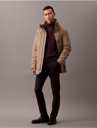 Calvin Klein Mens Tech Slim Stretch Woven Chino - Navy - 29W x 30L