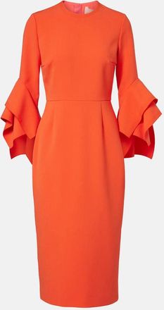 Roksanda Ilincic Abito midi con volant