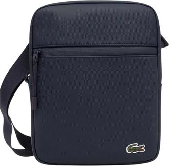 Lacoste Bolso Bandolera Mediano Piqu&eacute; - Bags - Hombre - Azul - ONE SIZE