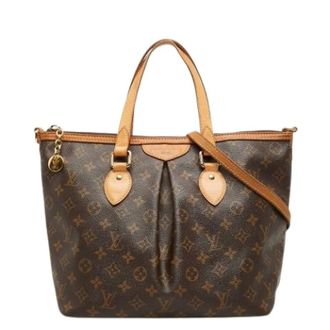 Louis Vuitton Pre-owned Handbags, female, Brown, Size: ONE SIZE Pre-owned Palermo PM Shoulder Bag