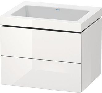 Duravit Duravit L-cube Conjunto Encolado A Pared, 2 Cajones, Sin