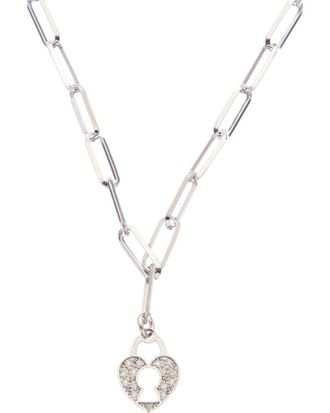 Meshmerise 18K Over Silver 0.15 ct. tw. Diamond Necklace