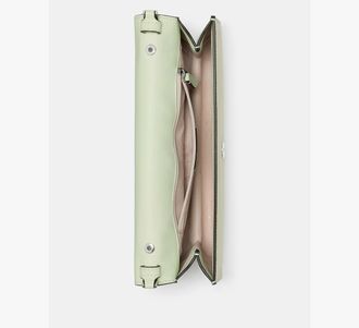 Kate Spade New York Womens Ivy Crossbody Bag in Green | Pebble Grain Leather
