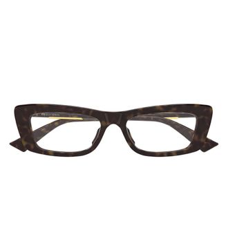 Bottega Veneta Glasses, female, Brown, Size: 52 MM Oversized Cat-eye Optical Frame