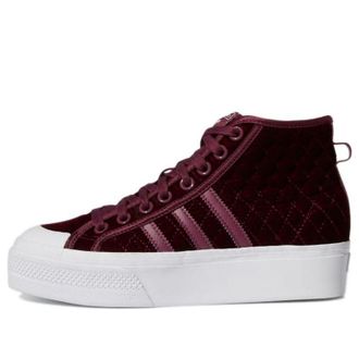 adidas (WMNS) adidas Nizza Platform Mid Victory Crimson H02701