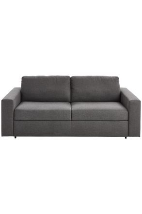 Novel Schlafsofa, Graphitfarben, Textil, 198x84x98 cm, Oeko-Tex Standard 100, Liegefunktion, R&uuml;cken echt, Wohnzimmer, Sofas & Couches, Schlafsofas, Sonstige