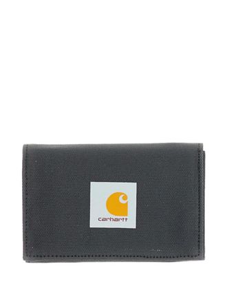Carhartt Work in Progress Pasjeshouder met logopatch - Zwart