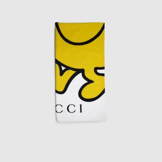 Gucci Kids - Cotton Towel With Prints, White