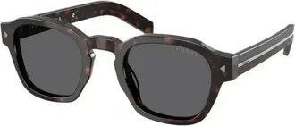 Prada 0PRA16S17N731 Square-Frame Sunglasses - Brown