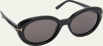 Tom Ford Lily Monochrome Acetate Cat-Eye Sunglasses