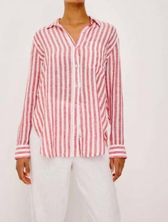 Rails Ravello Stripe Shirt In Red