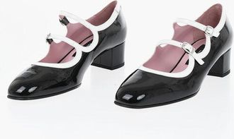 Carel Patent Leather Mary Jane Pumps BLEUET 4cm size 37,5