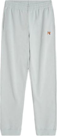 Maison Kitsuné logo-patch trousers - Grey