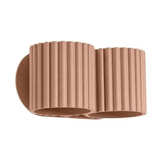 Sollux Lighting Aplique de pared mocca aluminio alt. 10 cm