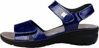 Helle Comfort Womens Anna Quarterstrap Sandals In Navy