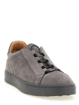 Tod's Nubuck Sneaker - gray