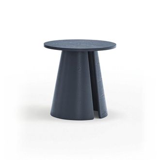 Teulat Mesa auxiliar redonda azul oscuro