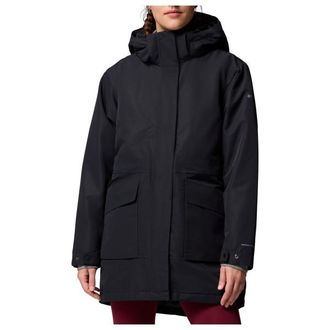 Columbia Pulaski Parka Mantel f&uuml;r Damen | schwarz