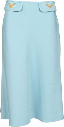 Valentino Look 13 - Skirt Solid Viscose Canvas