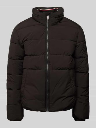 Tom Tailor Steppjacke mit Stehkragen in Black, Größe XXXL