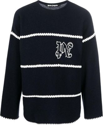 Palm Angels Monogram wool sweater