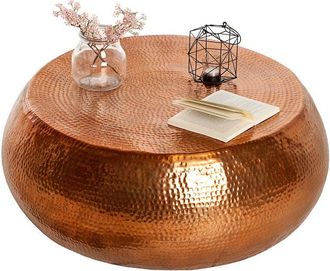 Global Interiors Couchtisch Orient ø 80 cm - Kupfer