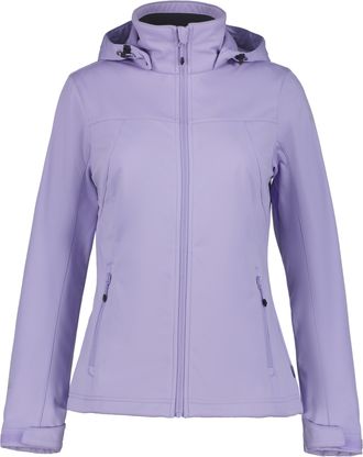 Icepeak Softshelljacke ICEPEAK BOISE, Damen, Gr. 36, lila, Obermaterial: 100% Polyester, Jacken Softshelljacke