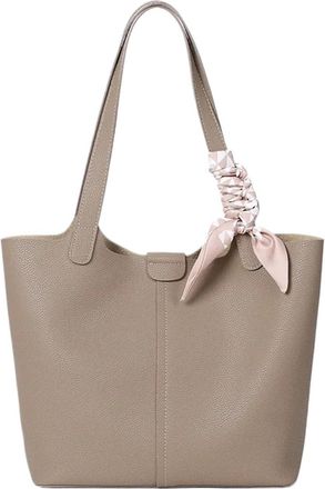 Generic Large Capacity Casual Shoulder Commuting Work Handbag, Compatible For Women Office(Grey)