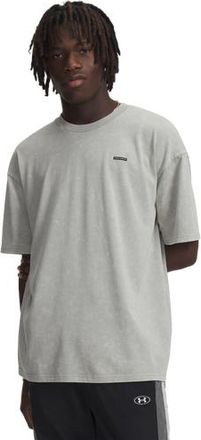 Under Armour Mens HW OS Logo T-Shirt - Gray Size 3XL