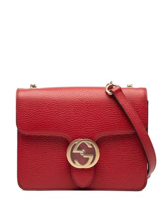Gucci 2016-2025 Small Dollar Calfskin Interlocking G crossbody bag - Rosso