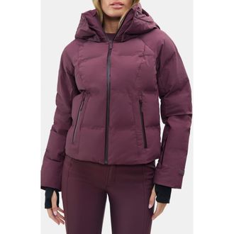 Halfdays Georgie Puffer Jacket in Glazed Cherry at Nordstrom Rack, Size X-Large