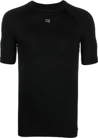 Balenciaga Sporty B Crewneck Athletic Top Black 7196624C9B41000