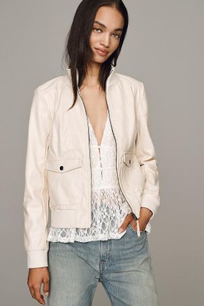 MARRAKECH Serene Faux-Leather Jacket